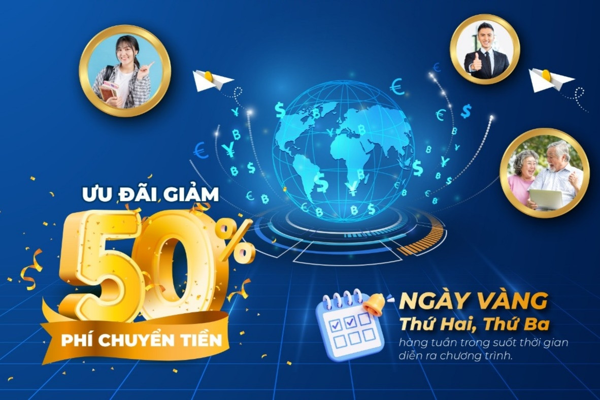 ‘Chuyển tiền quốc tế - Ưu đãi không hạn chế’ cùng Eximbank