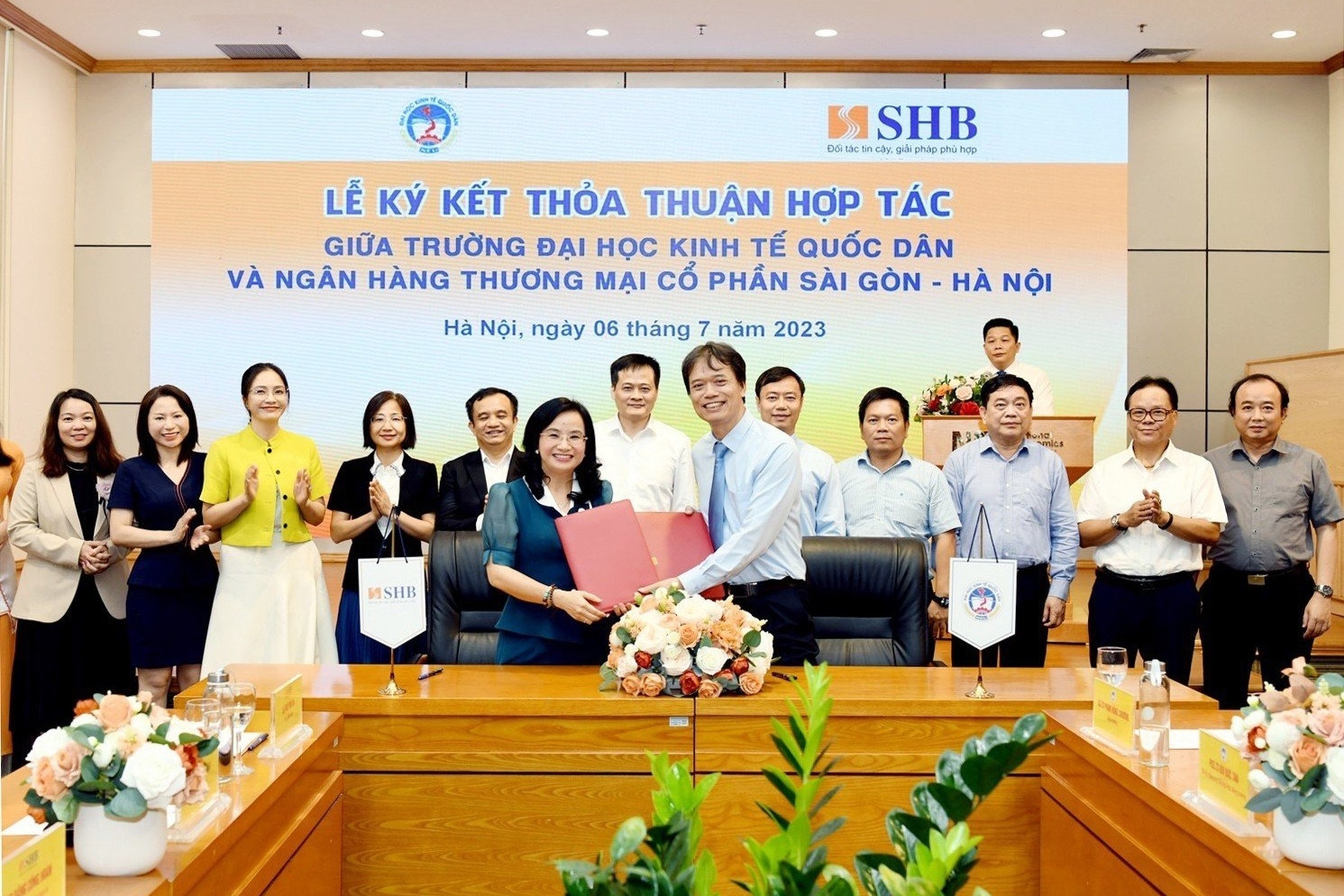 SHB hợp tác ĐH Kinh tế Quốc dân nâng chất lượng nguồn nhân lực