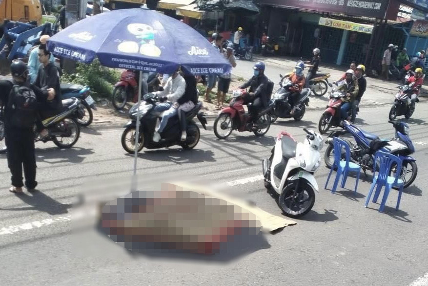 Va chạm với xe tải, một công an xã ở Đồng Nai tử vong