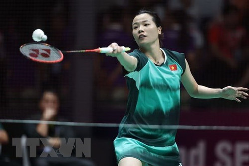 Vietnamese badminton player beat the world’s 13th ranked opponent