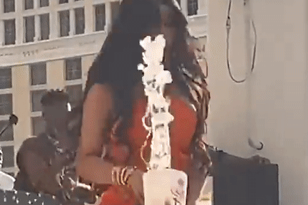 Nữ ca sĩ ném micro vào đầu khán giả có thể bị kết tội bạo hành