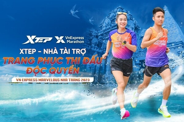 Xtep - nhà tài trợ trang phục giải chạy Vnexpress Marathon Marvelous Nha Trang