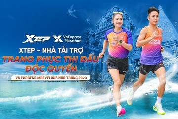 Xtep - nhà tài trợ trang phục giải chạy Vnexpress Marathon Marvelous Nha Trang