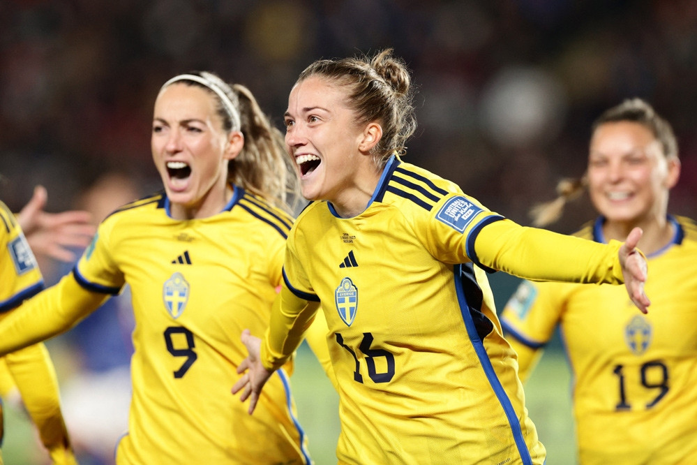 Đánh bại nữ Nhật Bản, Thụy Điển đoạt vé bán kết World Cup 2023