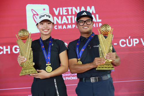 Nhất Long, Chúc An vô địch giải golf VĐQG 2023