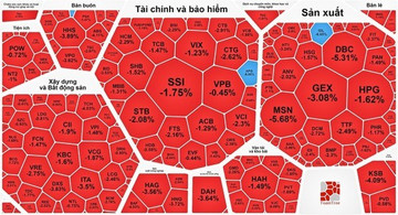 VN-Index logs biggest intraday loss in nearly five months