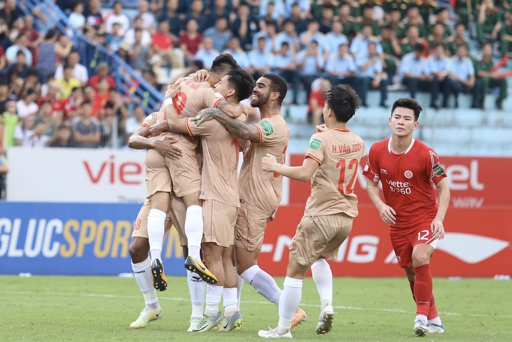 Bảng xếp hạng V-League 2023 vòng 6 giai đoạn 2: CAHN tiến sát ngôi vương