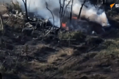 Video căn cứ quân sự Ukraine cháy rụi vì trúng hỏa lực Nga