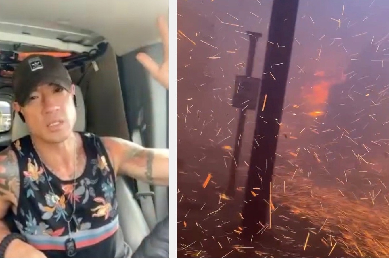 Video hành trình thoát khỏi biển lửa của một cư dân Hawaii
