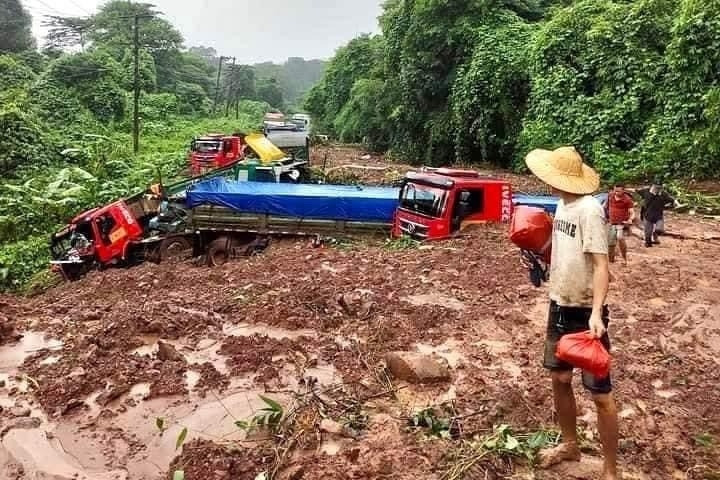 Tìm thấy thi thể tài xế người Việt trong vụ sạt lở ở Lào