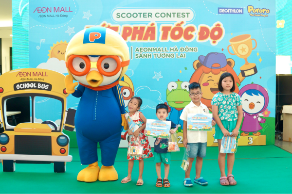 1.300 trẻ em hào hứng trải nghiệm ‘Scooter Contest - Bứt phá tốc độ’
