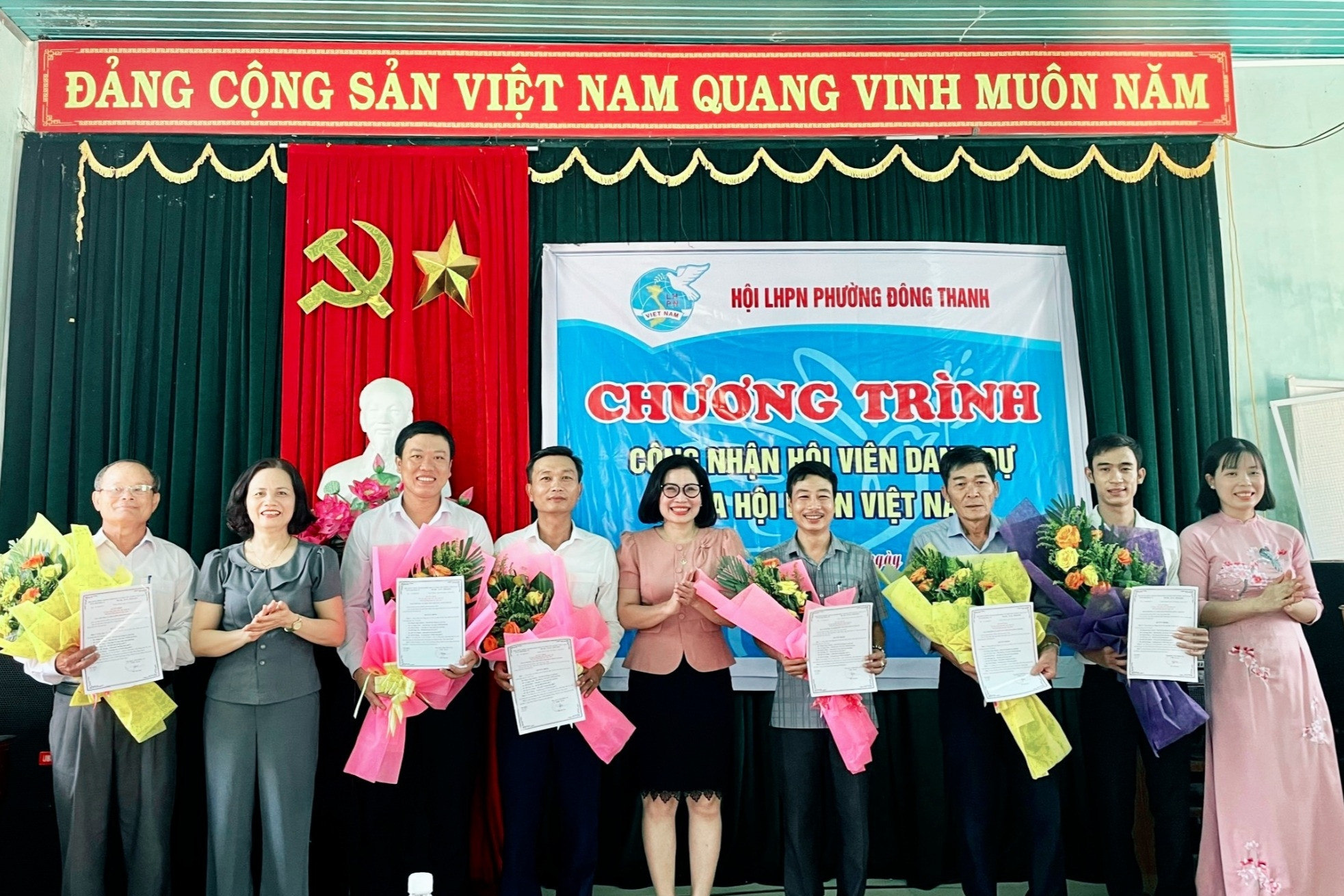 6 nam giới ở Quảng Trị được kết nạp vào Hội Liên hiệp phụ nữ