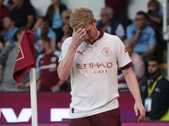 De Bruyne nghỉ 4 tháng vì chấn thương gân kheo, Man City lo lắng