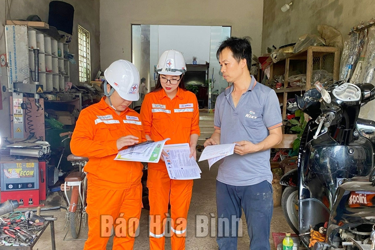 Điện lực Hoà Bình hướng tới doanh nghiệp số