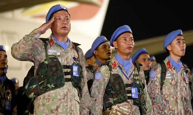 Military Engineering Unit Rotation 1 back home from Abyei hinh anh 1