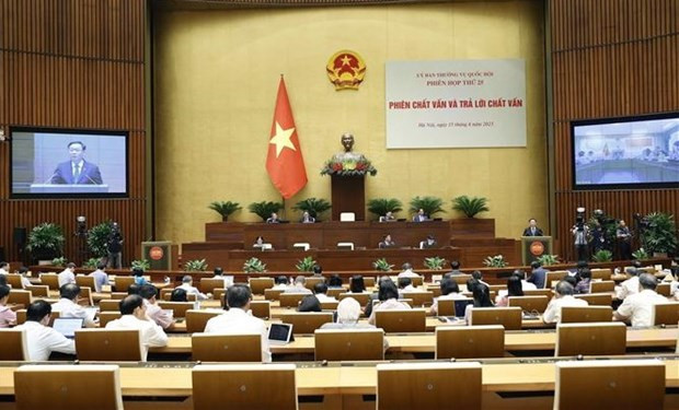 Two ministers questioned at NA Standing Committee’s 25th session hinh anh 1