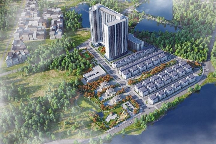 Hà Nội chuyển cao ốc 25 tầng khu nhà ở Thạch Bàn Lakeside thành thấp tầng