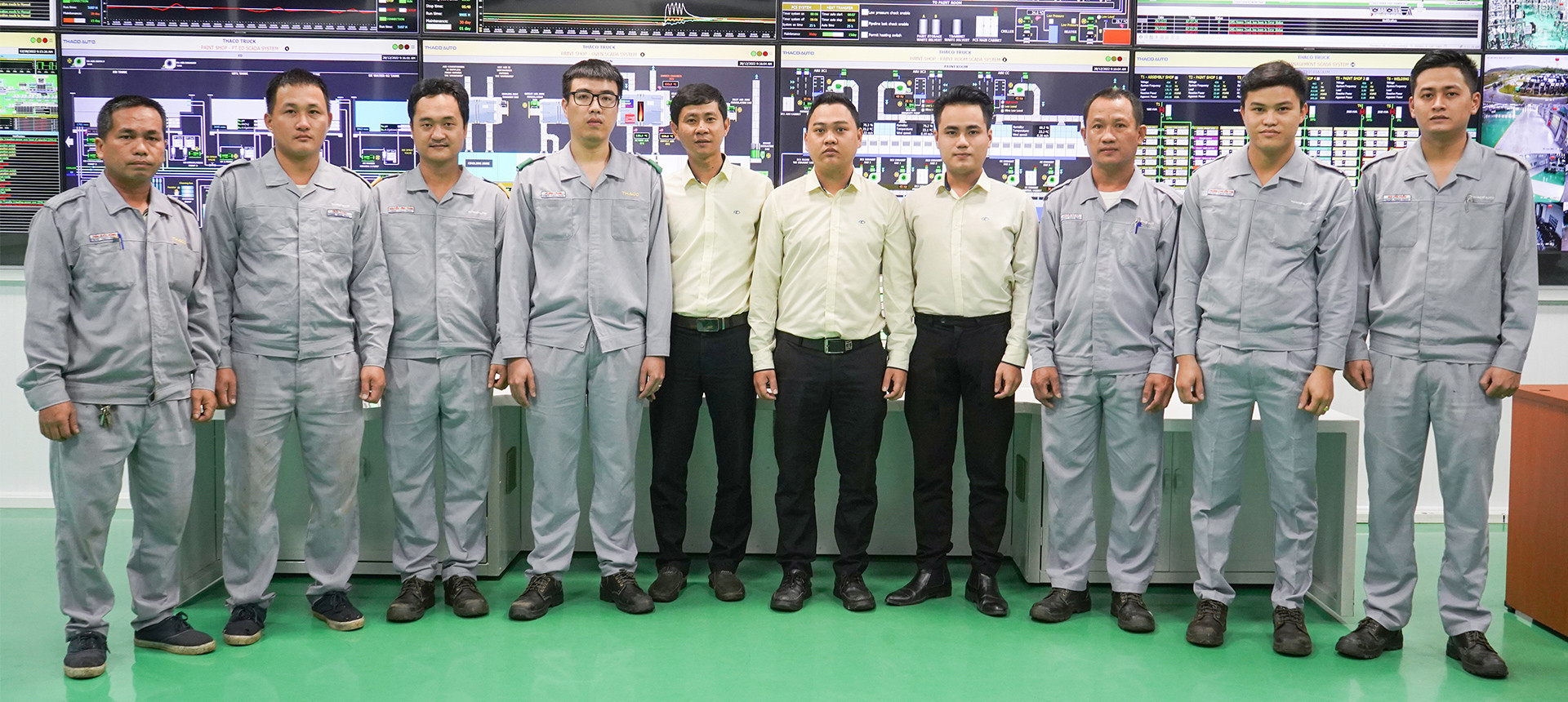 Thaco Tải nghiên cứu thành công hệ thống SCADA chuyên biệt trong sản xuất