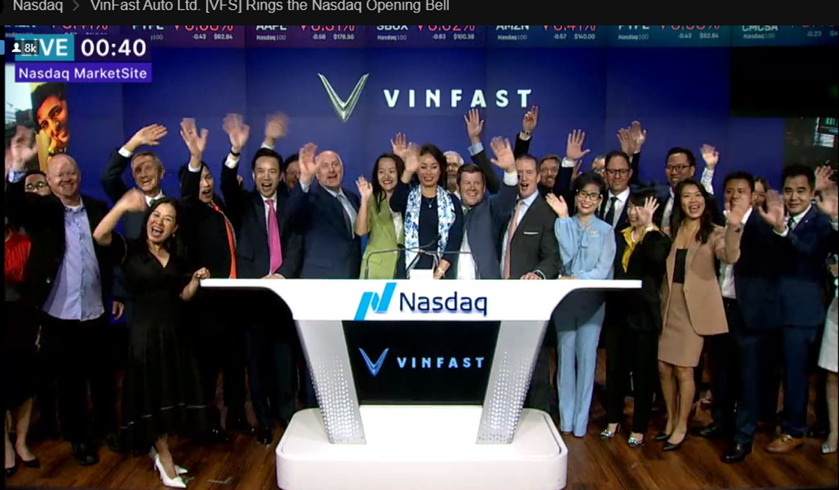 Cổ phiếu VinFast tăng mạnh tại Mỹ, ông Phạm Nhật Vượng thăng hạng tỷ phú thế giới