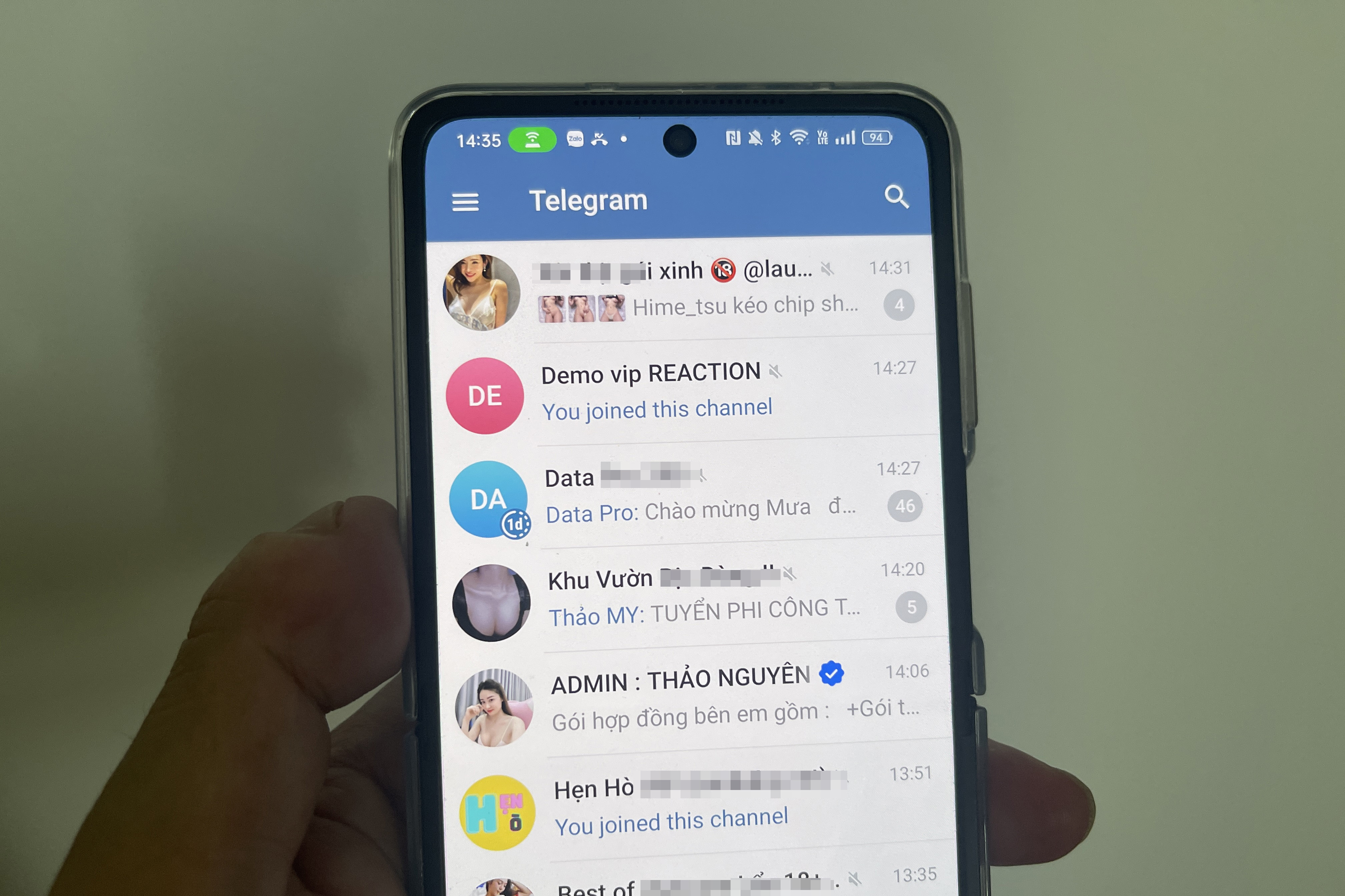 Đầy rẫy tệ nạn trên Telegram