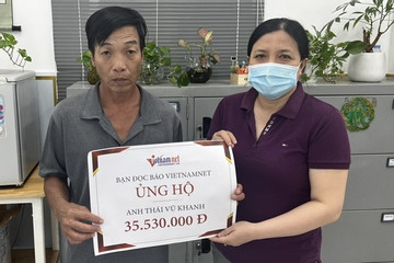 Anh Thái Vũ Khanh được bạn đọc ủng hộ hơn 100 triệu đồng