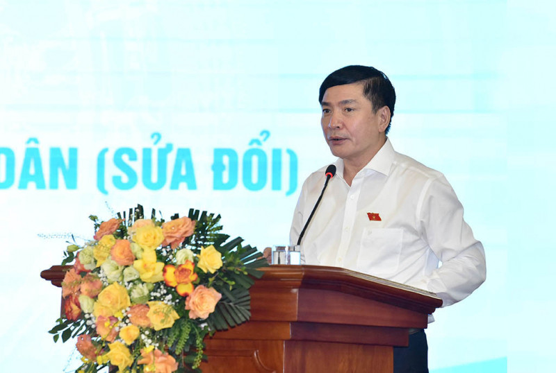 Chủ tịch Quốc hội Vương Đình Huệ chủ trì phiên họp về dự thảo Luật Tổ chức Toà án Nhân dân (sửa đổi) -0