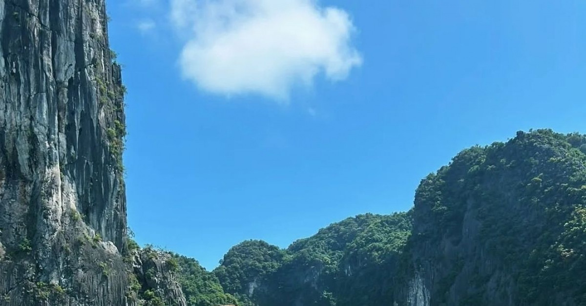 Miss Universe Mauritius 2022 Alexandrine Belle-Etoile explores Ha Long Bay