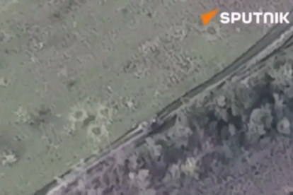 Video UAV của Nga tập kích xe bọc thép Ukraine