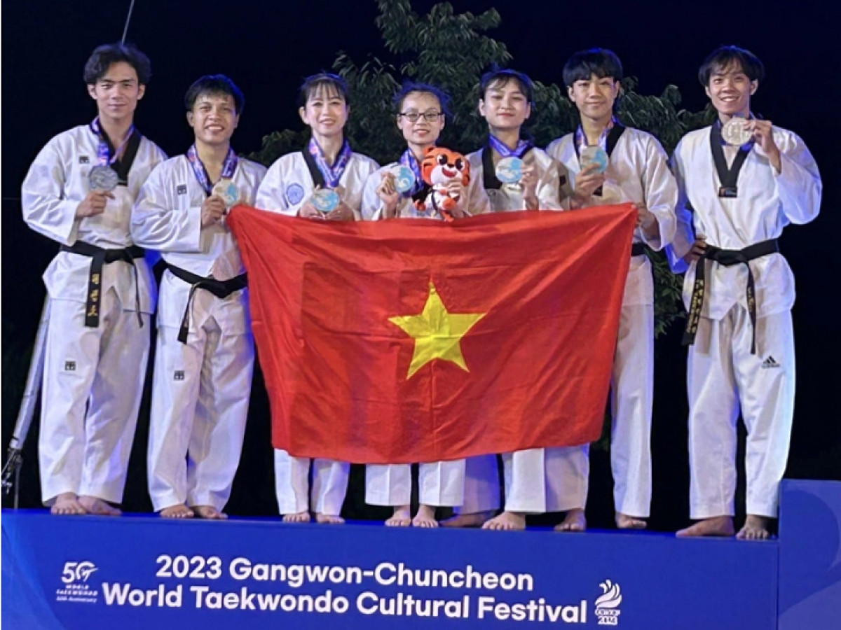 vietnam wins silver at 2023 world taekwondo demonstration championships picture 1