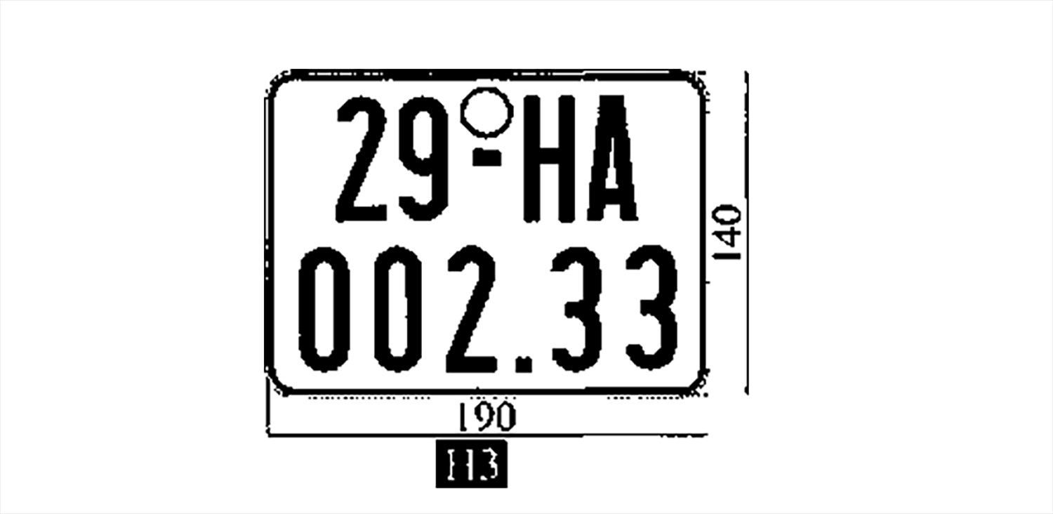 Biển số định danh xe máy không còn phân loại theo dung tích xi lanh