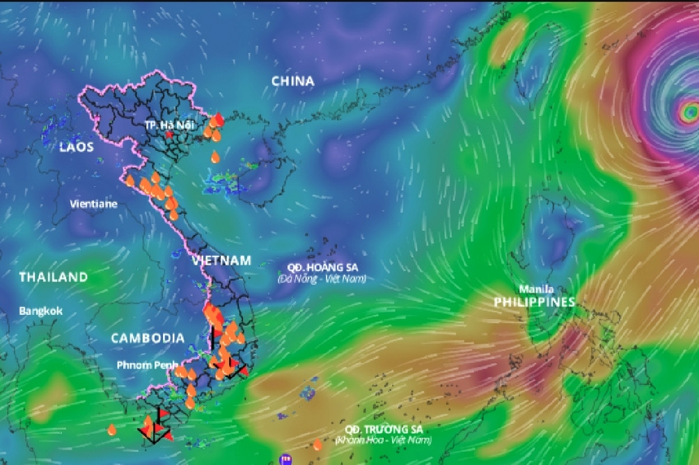 Two to three tropical storms, tropical depressions to batter Vietnam this August