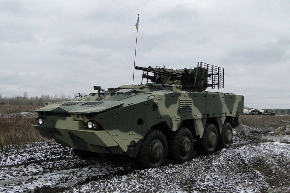Video thiết giáp hiện đại nhất Ukraine bị UAV Lancet thiêu rụi