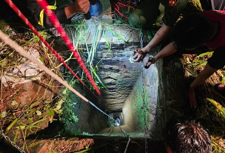 Người đàn ông tử vong vì ngã xuống giếng sâu 25m ở Bà Rịa - Vũng Tàu