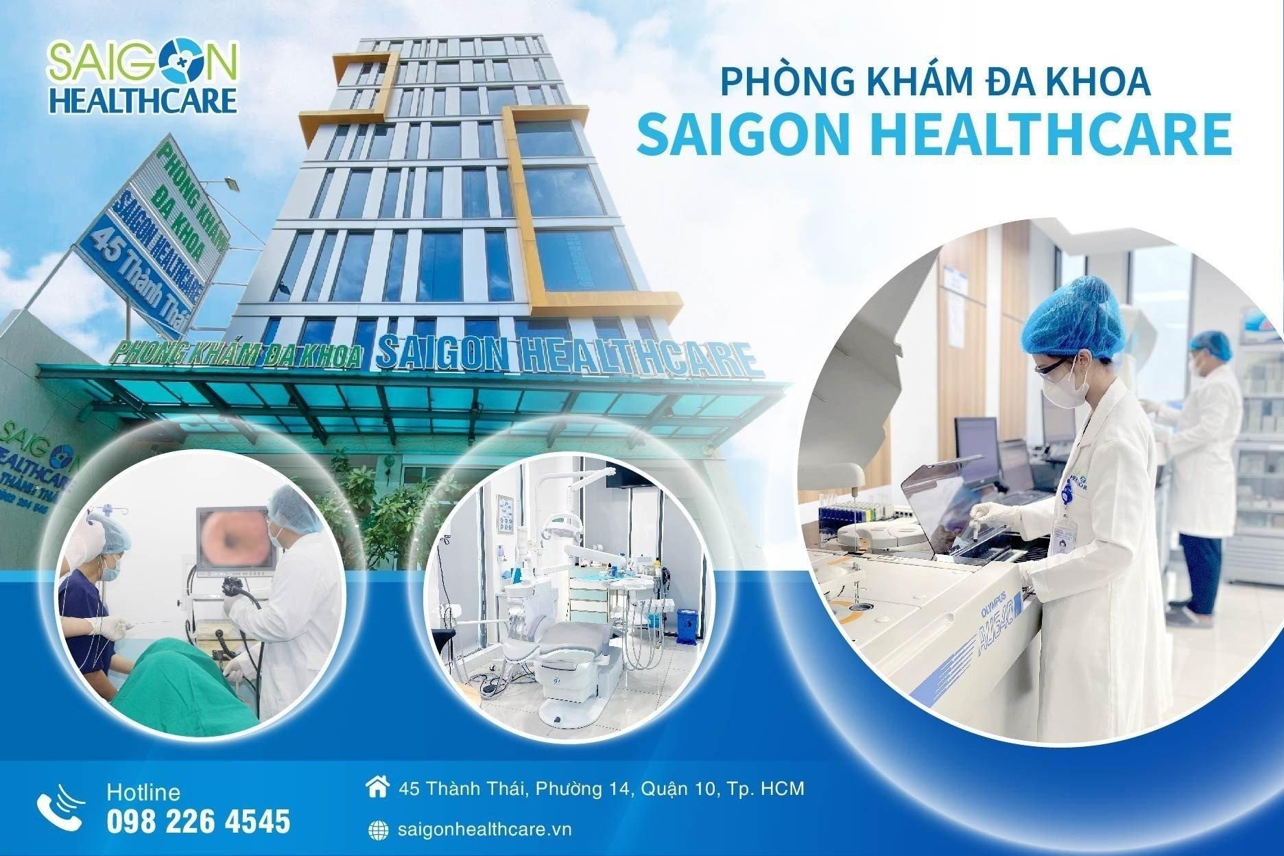 Quy trình khám chữa bệnh ở phòng khám đa khoa SaiGon Healthcare