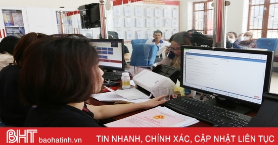 Huyện miền núi có tỷ lệ hồ sơ nộp trực tuyến cao nhất Hà Tĩnh