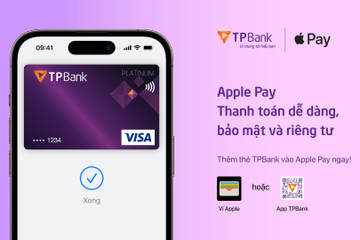 TPBank triển khai liên kết Apple Pay