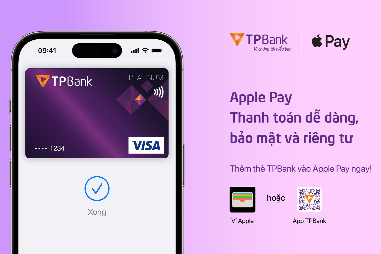 TPBank triển khai liên kết Apple Pay