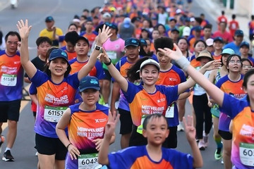 Xtep cùng các VĐV chinh phục VnExpress Marathon Marvelous Nha Trang 2023