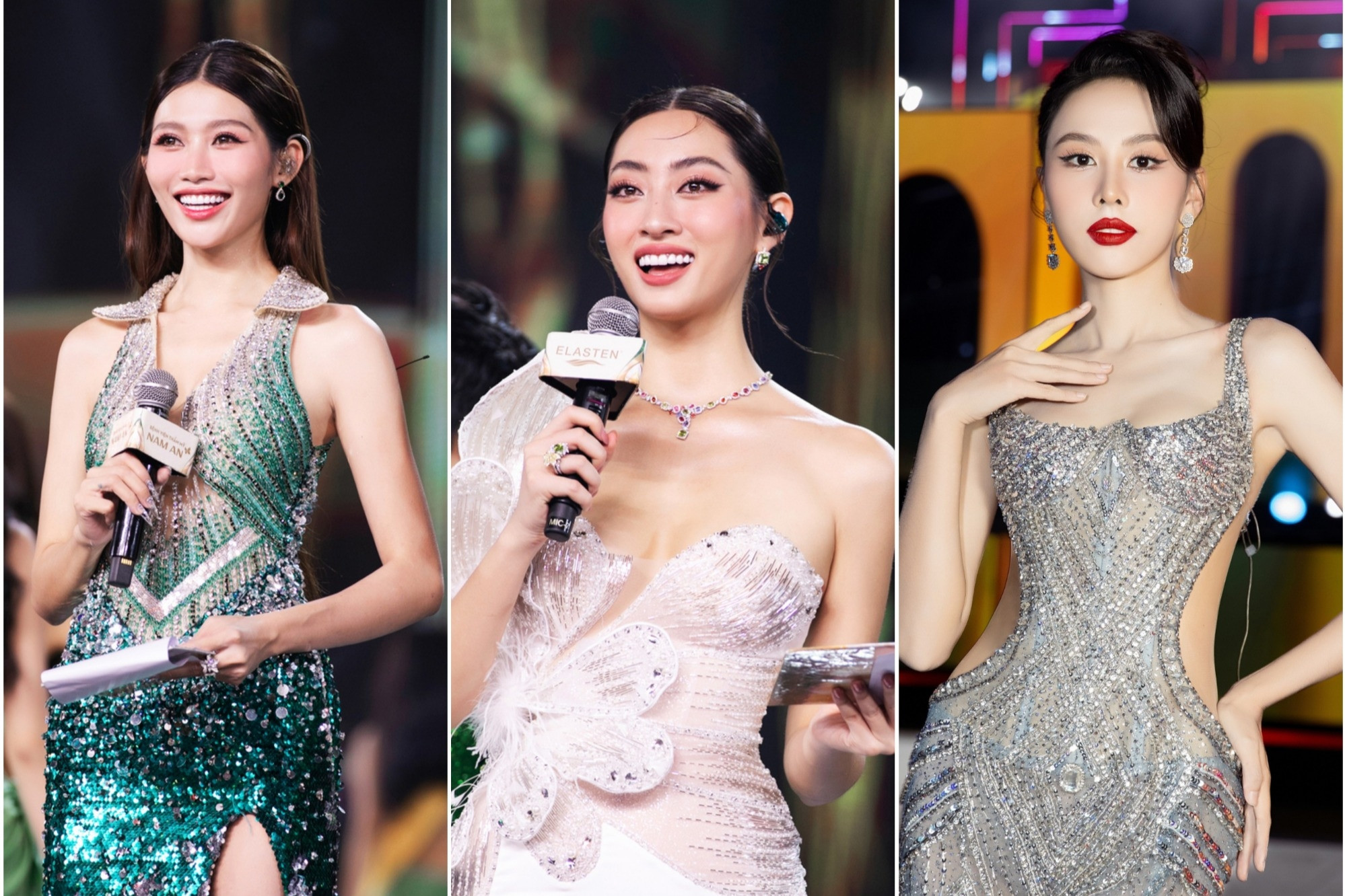 3 nàng hậu rạng ngời trong vai trò MC đêm chung khảo Miss Grand Vietnam 2023