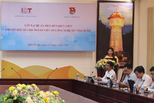 Bình Thuận phổ biển kiến thức chuyển đổi số cho tổ công nghệ số cộng đồng