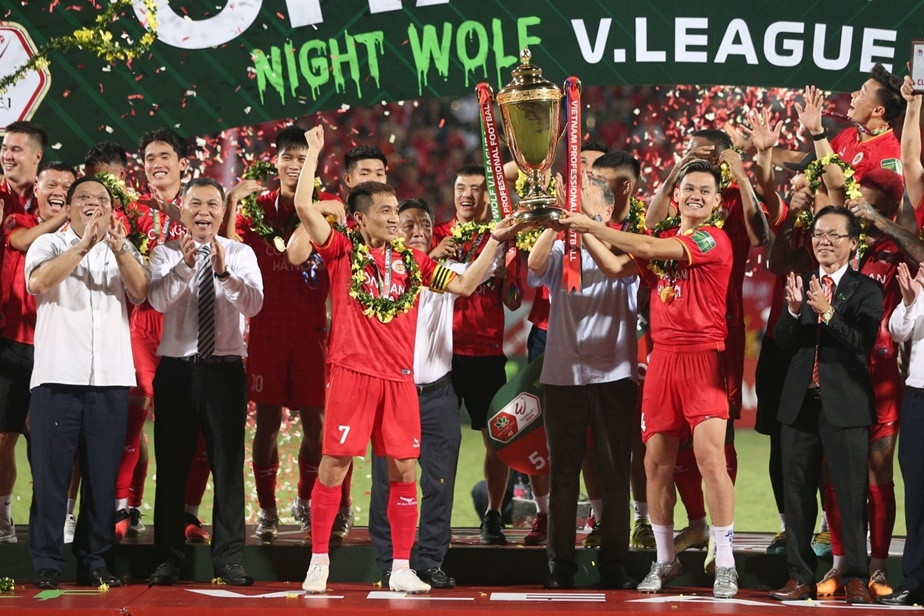 CLB Công An Hà Nội làm nên lịch sử với chức vô địch V-League 2023