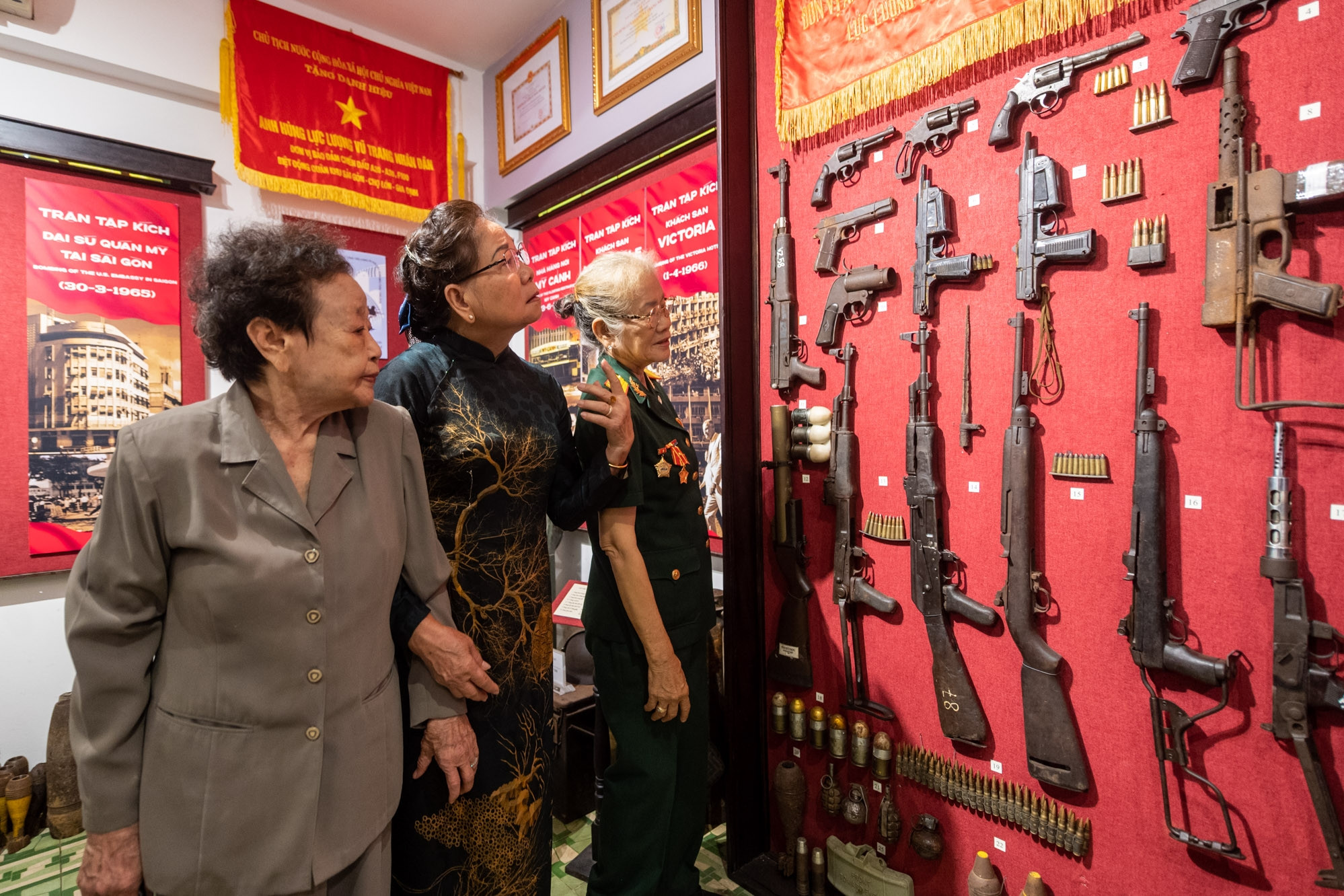Những hiện vật quý lộ diện ngày khánh thành Bảo tàng Biệt động Sài Gòn