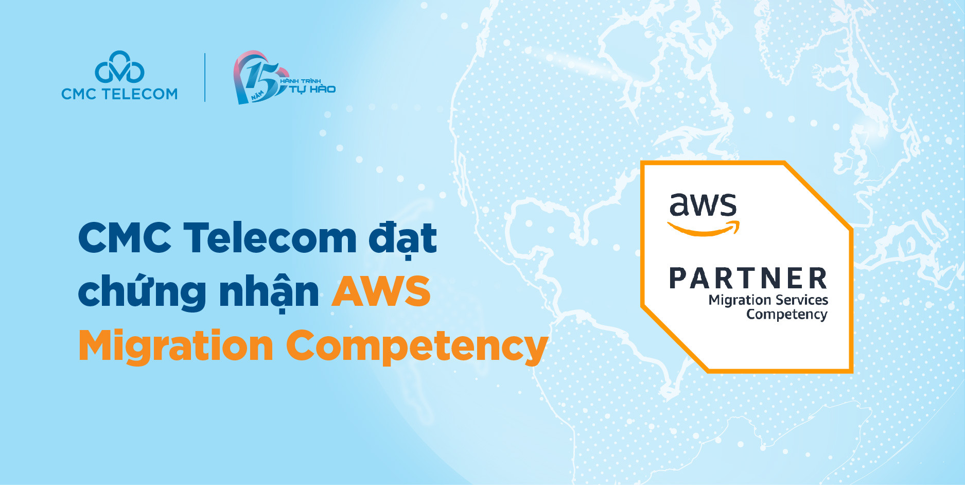 CMC Telecom trở thành đối tác năng lực di chuyển của AWS