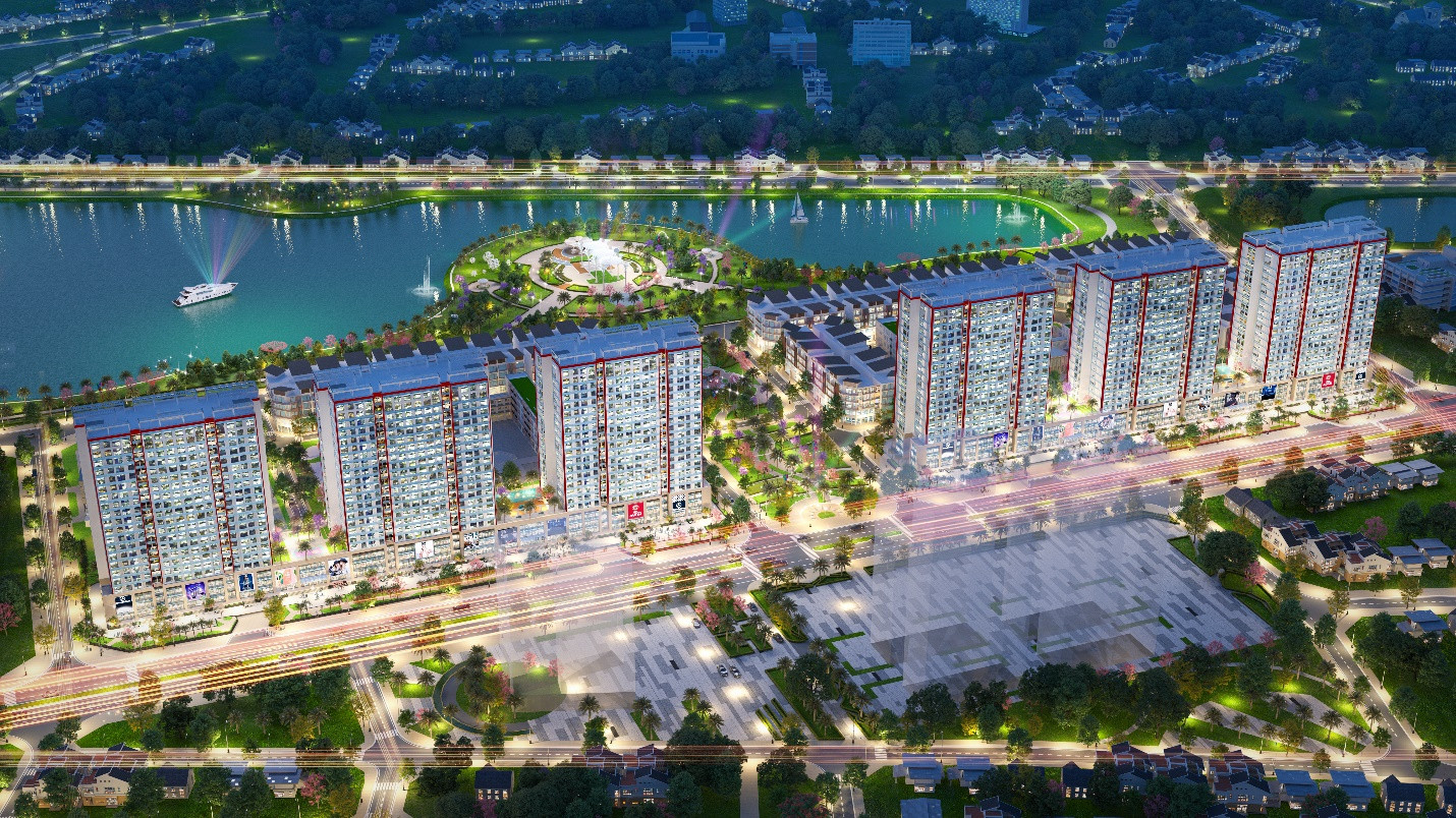 Khai Sơn City nhộn nhịp đón khách thăm quan sau cất nóc