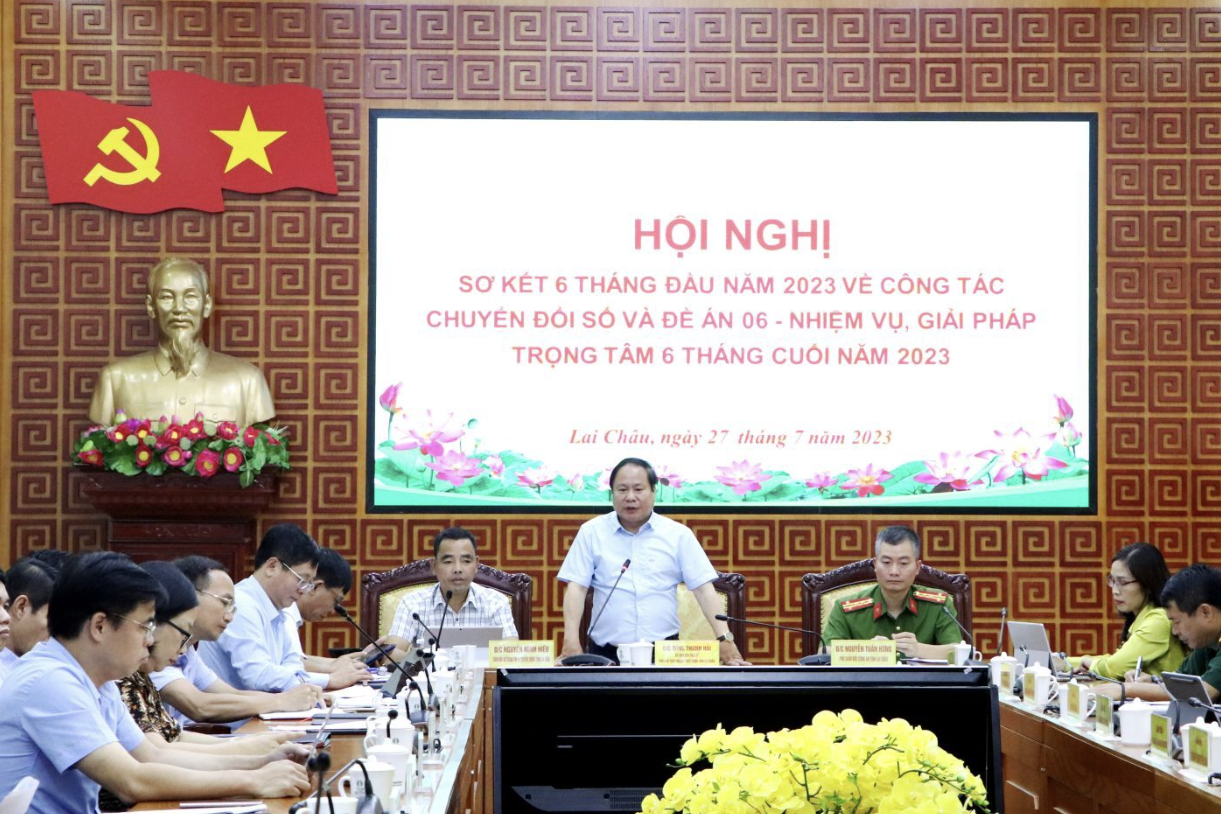 Lai Châu đã triển khai 18 cơ sở dữ liệu của các sở, ban, ngành và địa phương