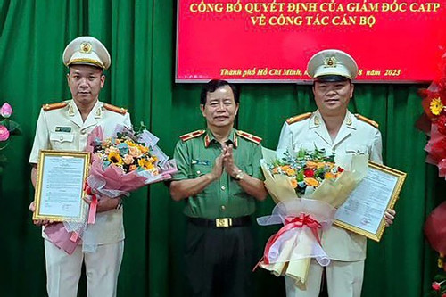 Trung tá Nguyễn Thành Hưng làm Trưởng phòng Cảnh sát Hình sự Công an TP.HCM