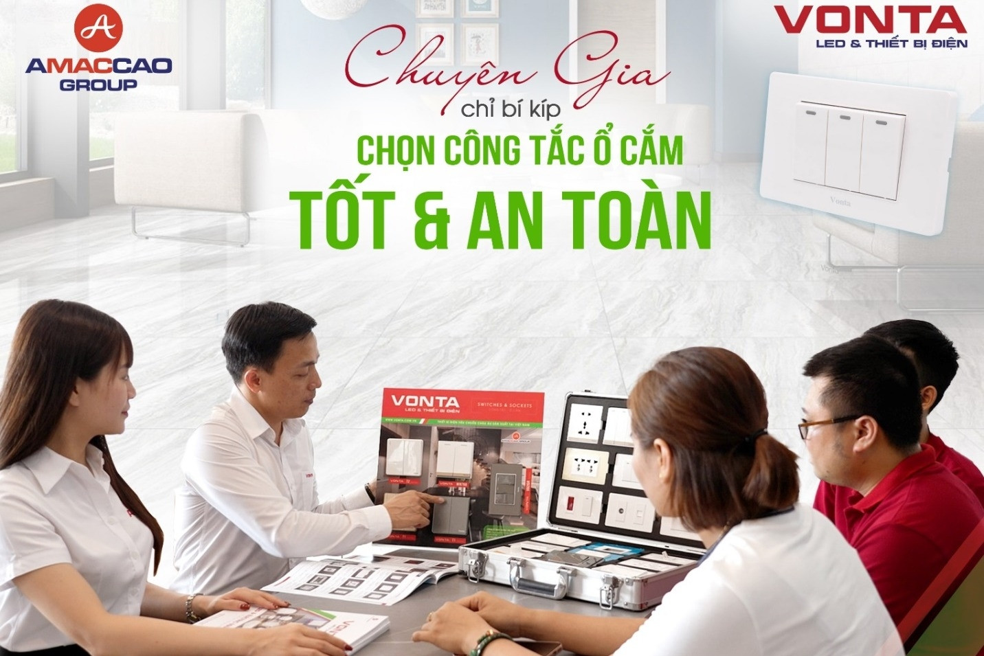 Chuyên gia chỉ bí kíp chọn công tắc, ổ cắm tốt và an toàn