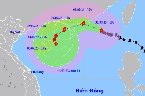 'Số phận' bão Saola sau khi đổi hướng trên biển