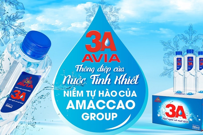 Thông điệp của nước tinh khiết 3A AVIA - sản phẩm khác biệt của AMACCAO