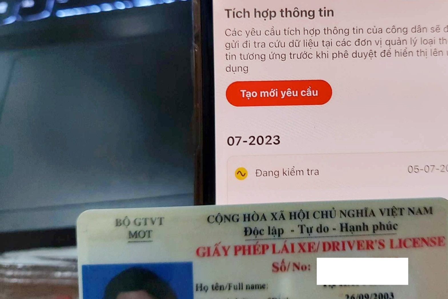 Cần Thơ nêu lý do giấy phép lái xe không tích hợp được vào ứng dụng VNeID